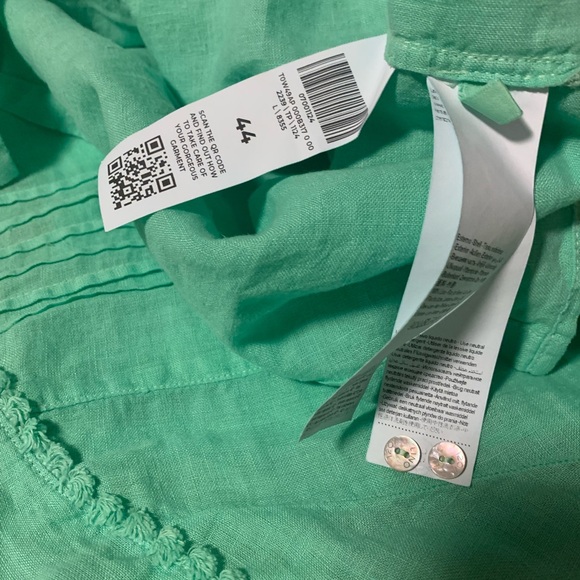 NWT 120% Lino Linen Dress - Picture 8 of 8